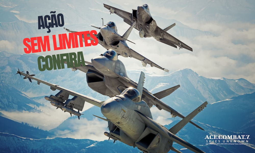 Playstation 4 jogo de aviao ece combat