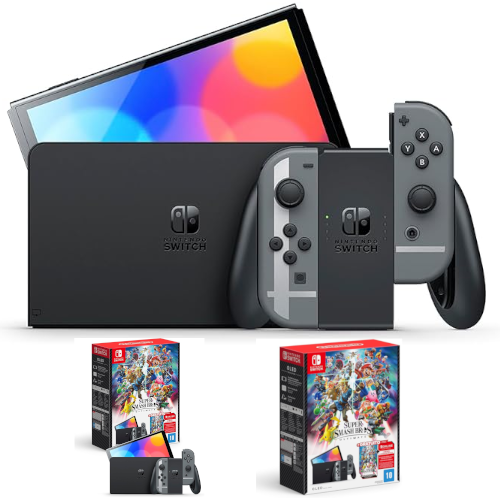 Console Nintendo Switch Oled + Super Smash Bros Ultimate Digital