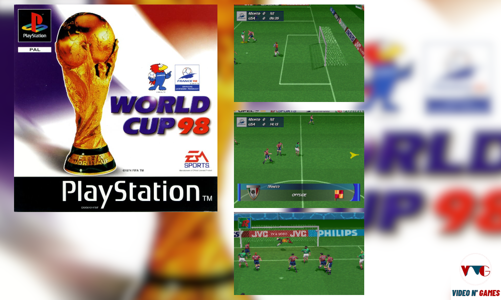 World Cup 98 (1997, PS1) - 18 melhores jogos de futebol de todos os tempos