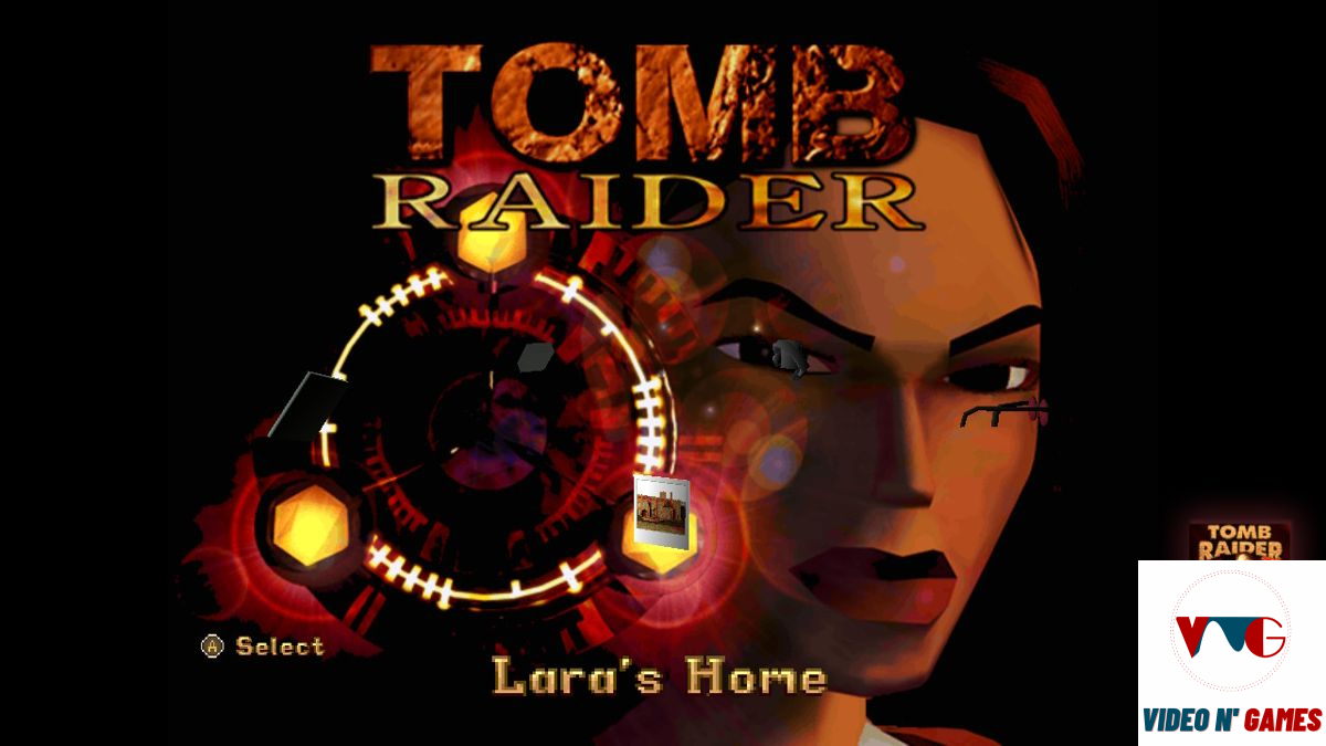 Tela título Tomb Raider Clássico - Nintendo Switch